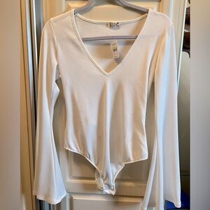 Free People intimately Bell sleeve bodysuit size Medium